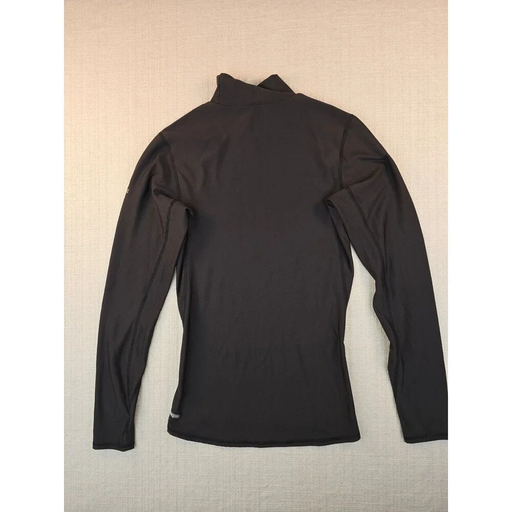 Small S The North Face Flight Series VaporWick Mock Neck Base Layer Shirt Black